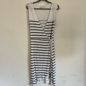 Beach break wrap dress women’s small sleeveless tie waist summer cover-up